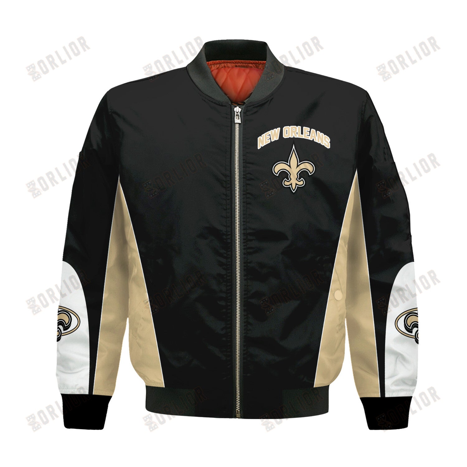 New Orleans Saints Football Team 2024 - 25 In Sync With The Home Team Bomber Jacket