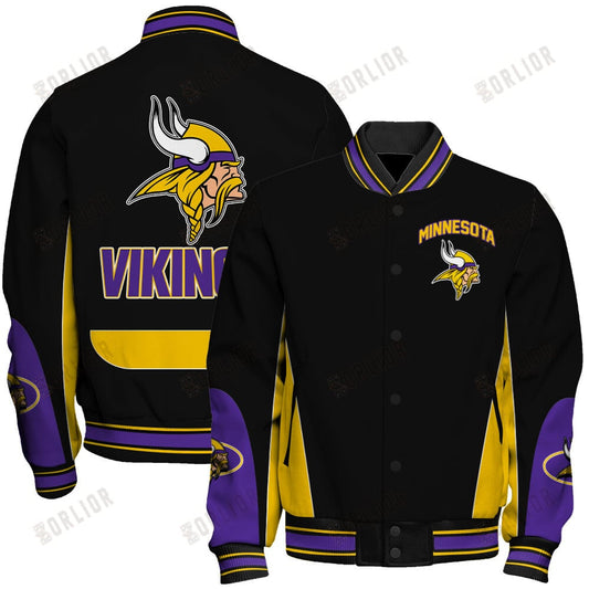 Minnesota Vikings Football Team 2024 - 25 In Sync With The Home Team Unisex Varsity Jacket