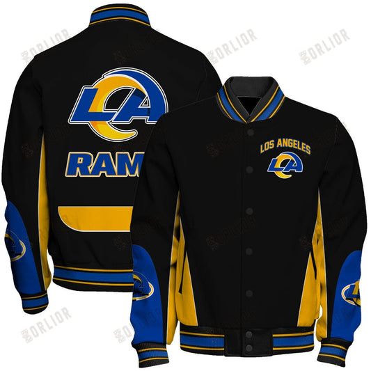 Los Angeles Rams Football Team 2024 - 25 In Sync With The Home Team Unisex Varsity Jacket