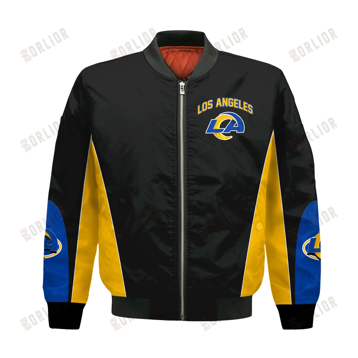 Los Angeles Rams Football Team 2024 - 25 In Sync With The Home Team Bomber Jacket