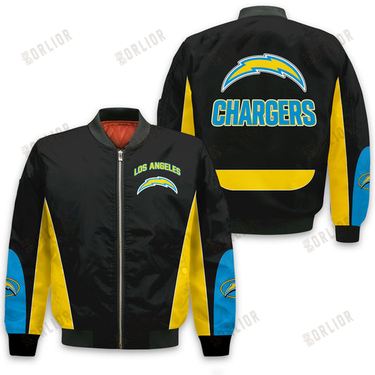 Los Angeles Chargers Football Team 2024 - 25 In Sync With The Home Team Bomber Jacket
