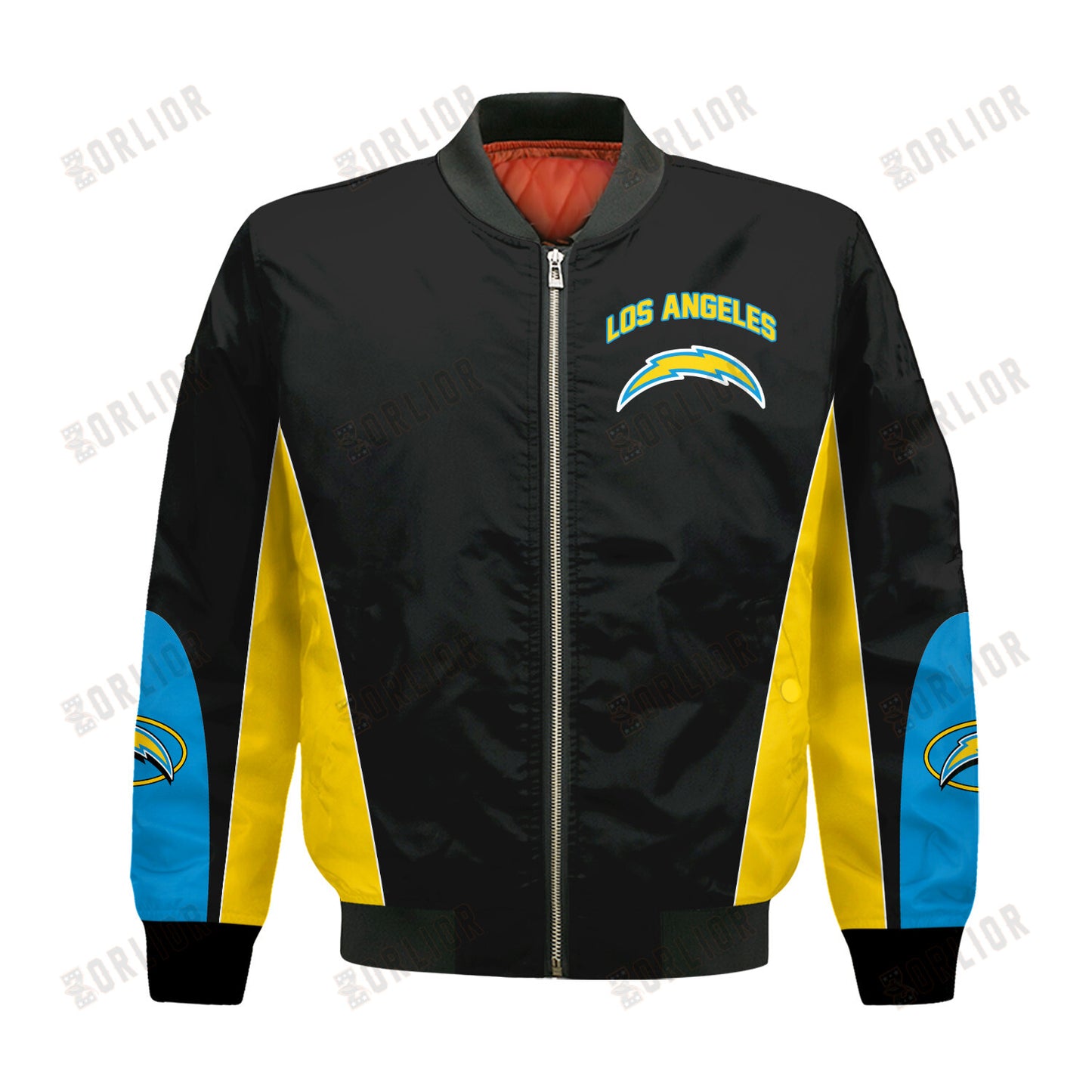 Los Angeles Chargers Football Team 2024 - 25 In Sync With The Home Team Bomber Jacket