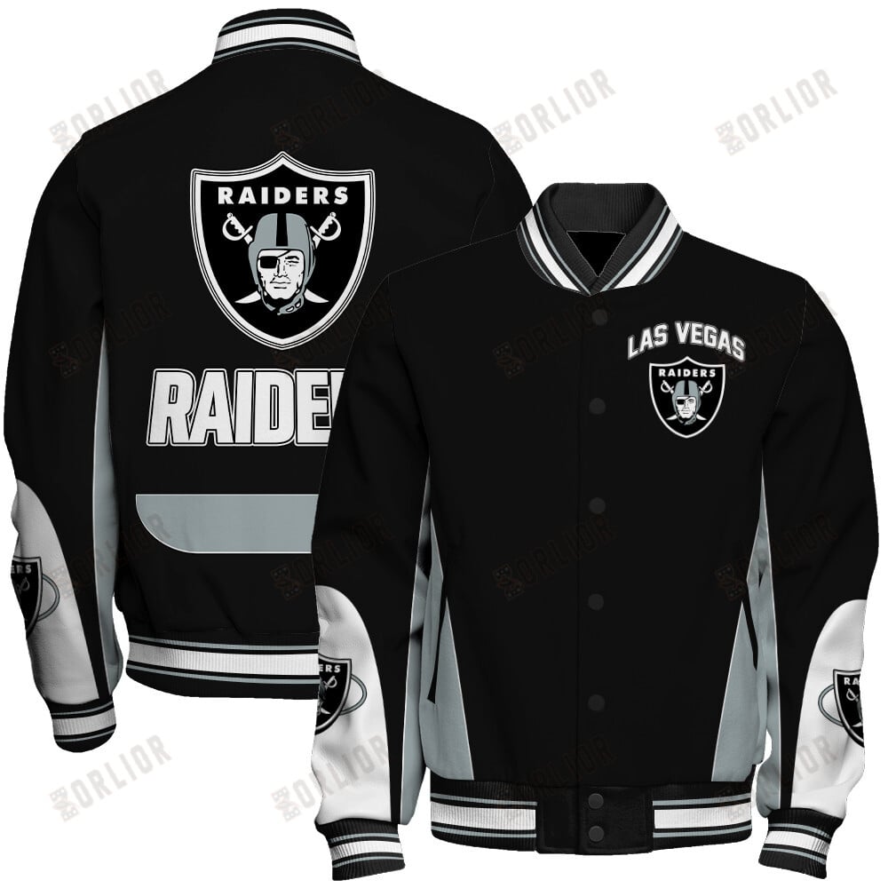 Las Vegas Raiders Football Team 2024 - 25 In Sync With The Home Team Unisex Varsity Jacket