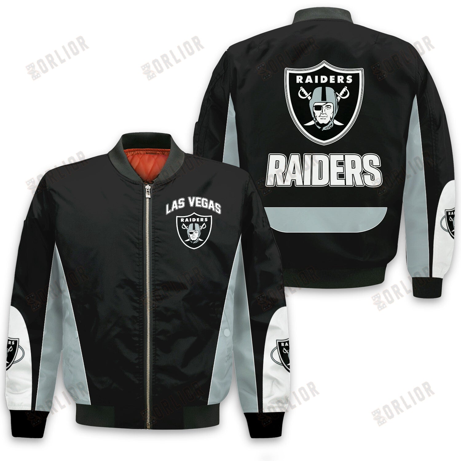 Las Vegas Raiders Football Team 2024 - 25 In Sync With The Home Team Bomber Jacket