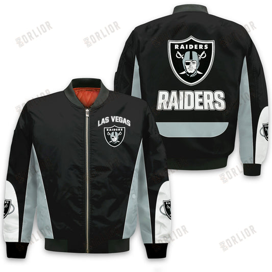 Las Vegas Raiders Football Team 2024 - 25 In Sync With The Home Team Bomber Jacket