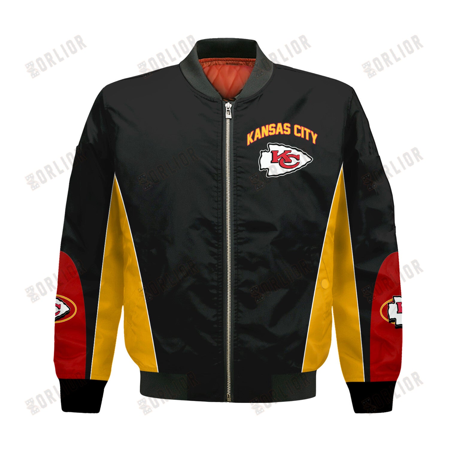 Kansas City Chiefs Football Team 2024 - 25 In Sync With The Home Team Bomber Jacket