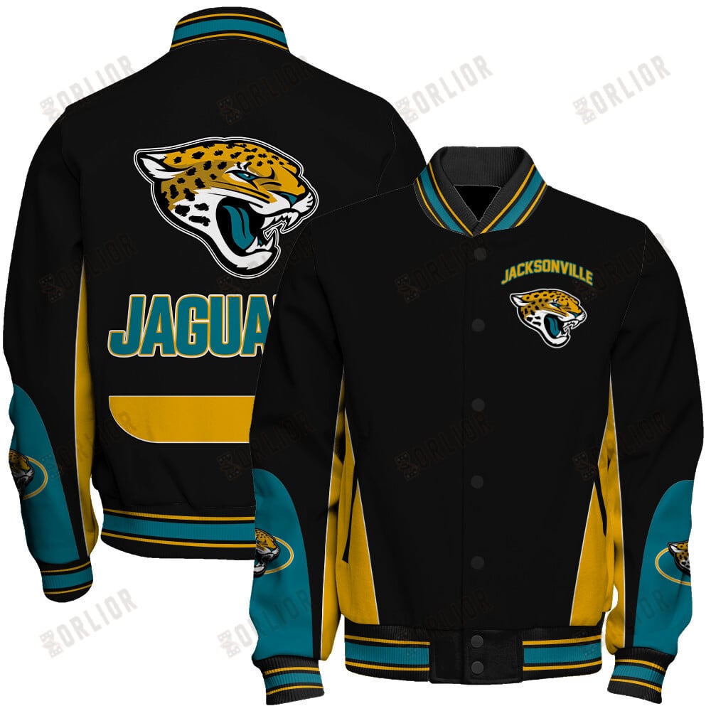 Jacksonville Jaguars Football Team 2024 - 25 In Sync With The Home Team Unisex Varsity Jacket