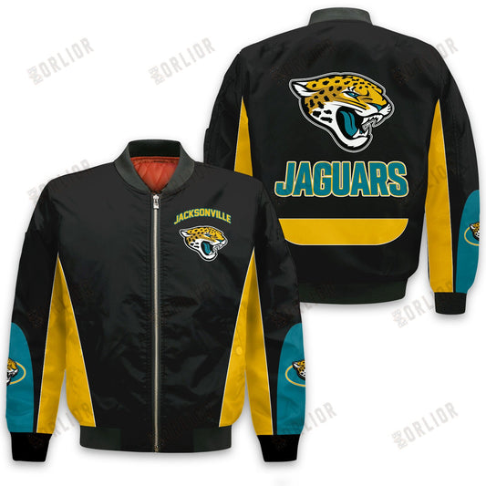 Jacksonville Jaguars Football Team 2024 - 25 In Sync With The Home Team Bomber Jacket