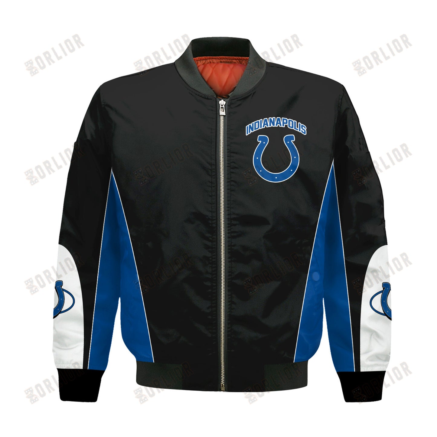 Indianapolis Colts Football Team 2024 - 25 In Sync With The Home Team Bomber Jacket