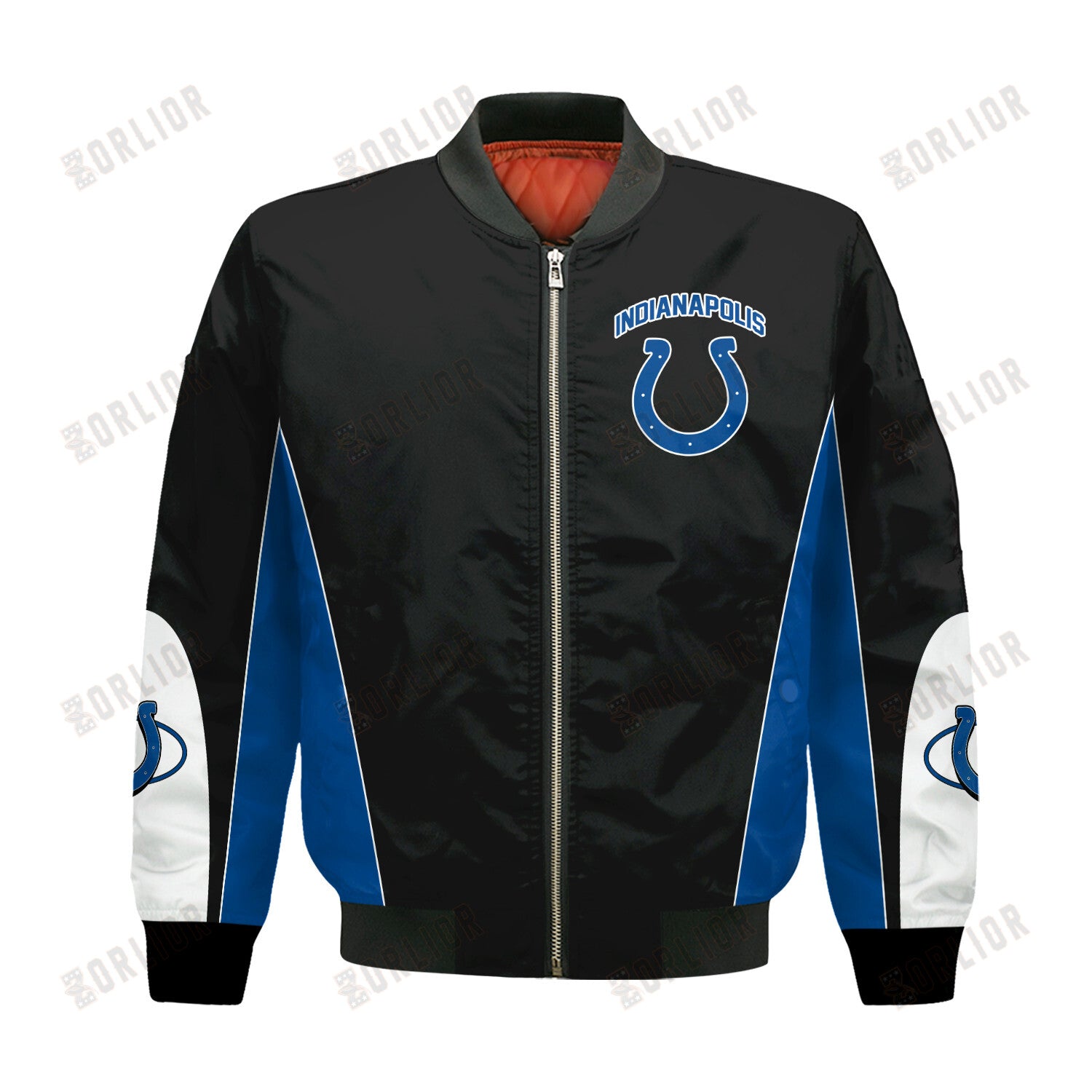 Indianapolis Colts Football Team 2024 - 25 In Sync With The Home Team Bomber Jacket