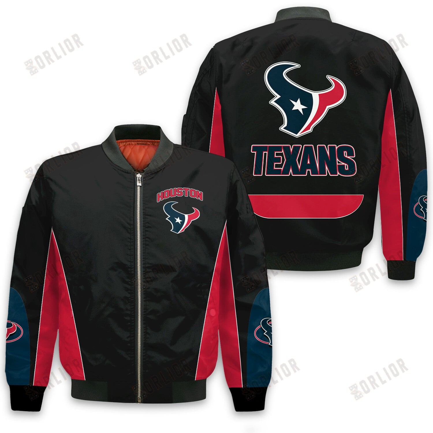 Houston Texans Football Team 2024 - 25 In Sync With The Home Team Bomber Jacket