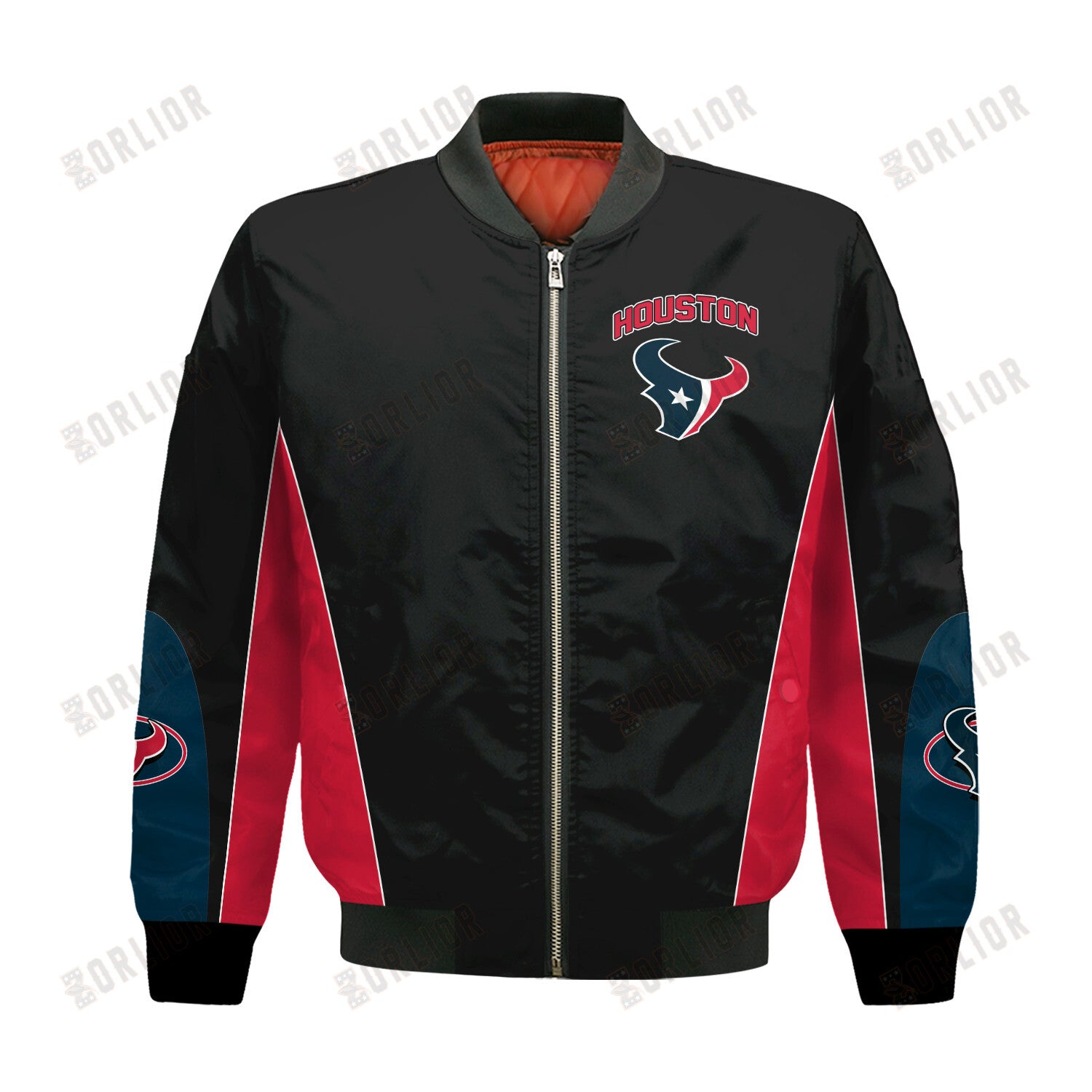 Houston Texans Football Team 2024 - 25 In Sync With The Home Team Bomber Jacket