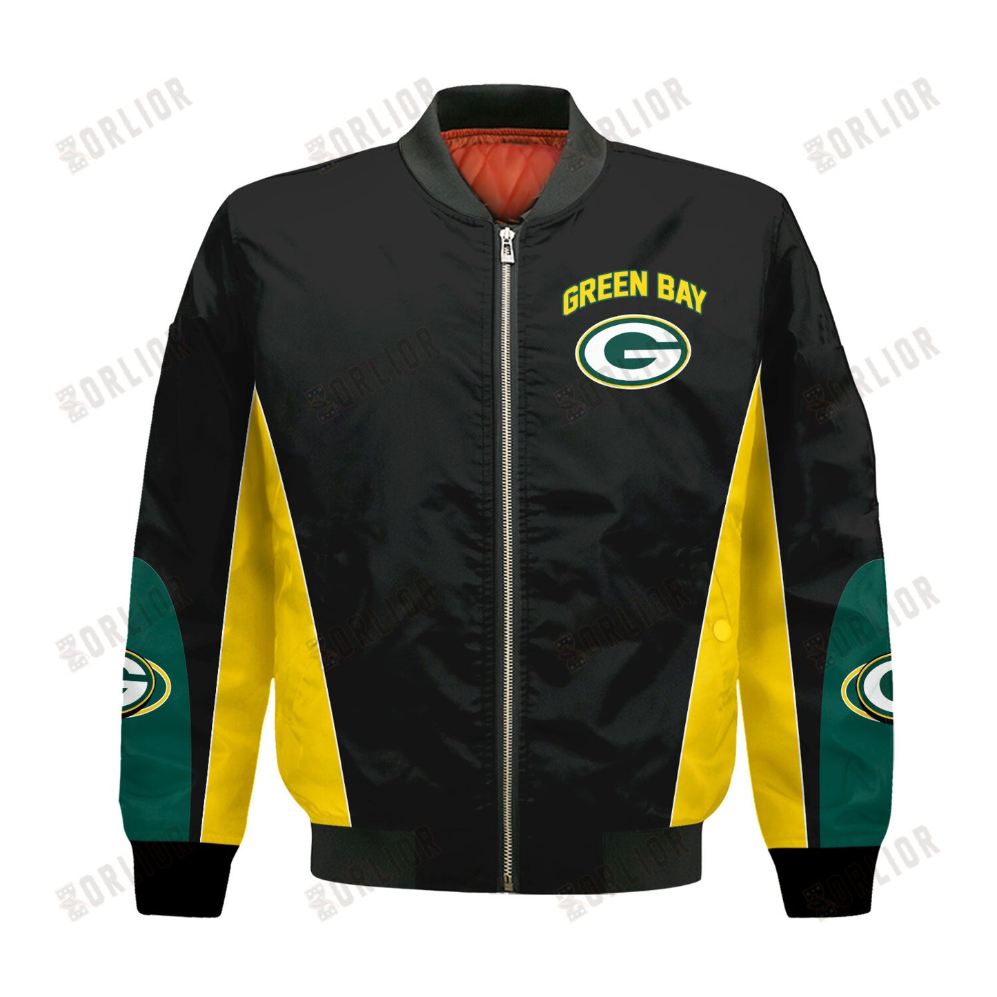 Green Bay Packers Football Team 2024 - 25 In Sync With The Home Team Bomber Jacket