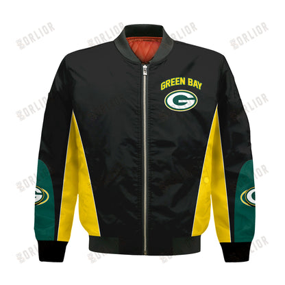 Green Bay Packers Football Team 2024 - 25 In Sync With The Home Team Bomber Jacket