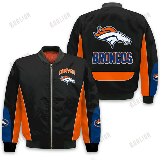 Denver Broncos Football Team 2024 - 25 In Sync With The Home Team Bomber Jacket
