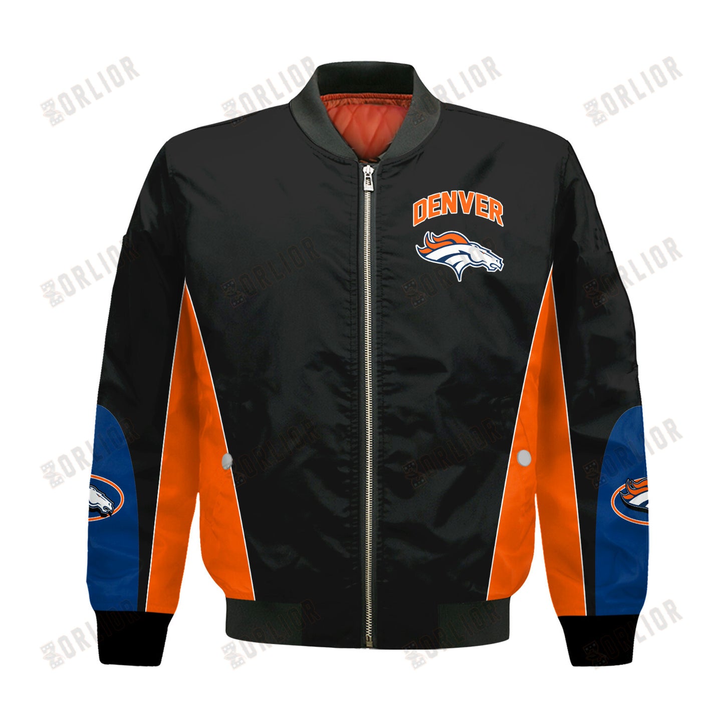 Denver Broncos Football Team 2024 - 25 In Sync With The Home Team Bomber Jacket