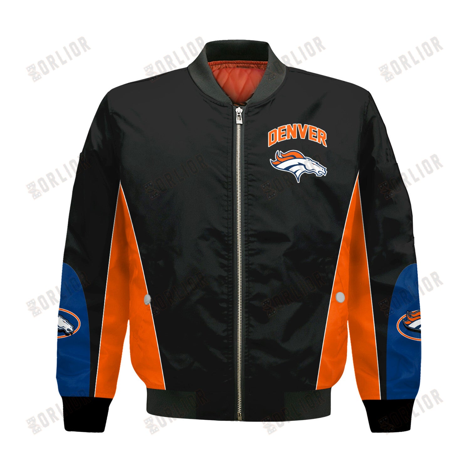 Denver Broncos Football Team 2024 - 25 In Sync With The Home Team Bomber Jacket