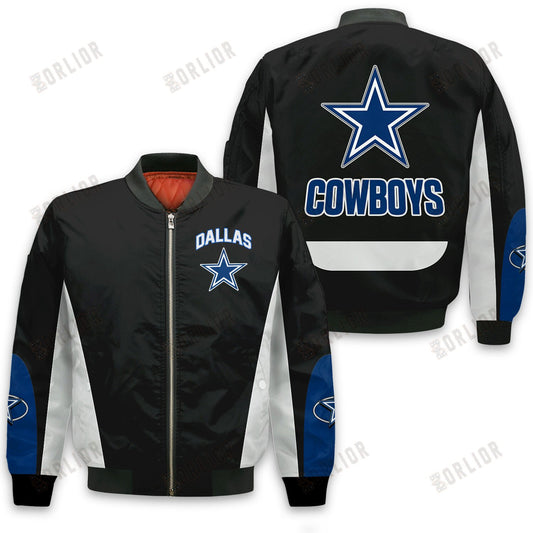 Dallas Cowboys Football Team 2024 - 25 In Sync With The Home Team Bomber Jacket