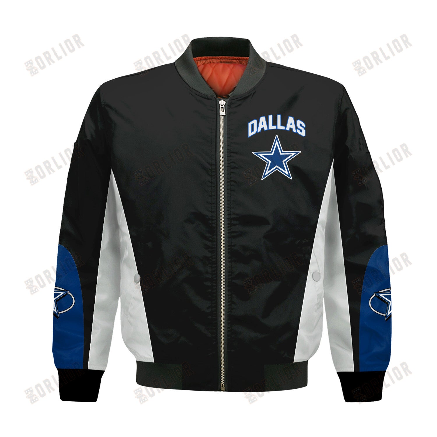 Dallas Cowboys Football Team 2024 - 25 In Sync With The Home Team Bomber Jacket