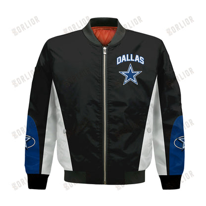 Dallas Cowboys Football Team 2024 - 25 In Sync With The Home Team Bomber Jacket