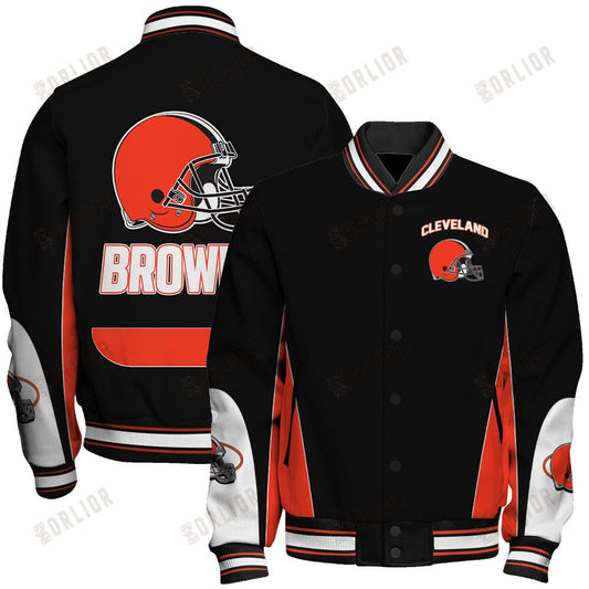 Cleveland Browns Football Team 2024 - 25 In Sync With The Home Team Unisex Varsity Jacket