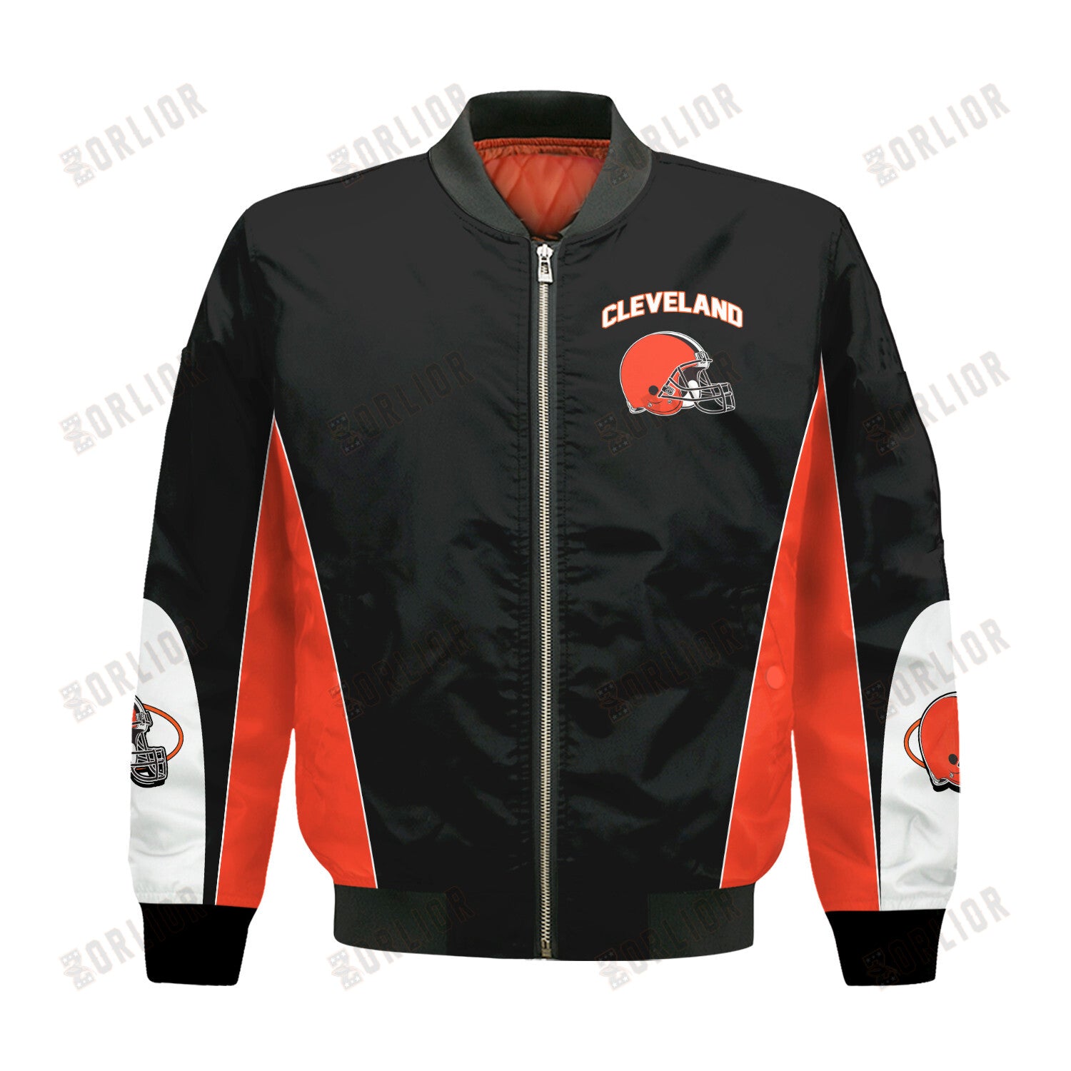 Cleveland Browns Football Team 2024 - 25 In Sync With The Home Team Bomber Jacket