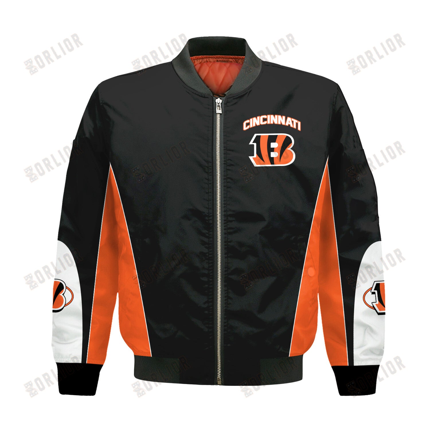 Cincinnati Bengals Football Team 2024 - 25 In Sync With The Home Team Bomber Jacket