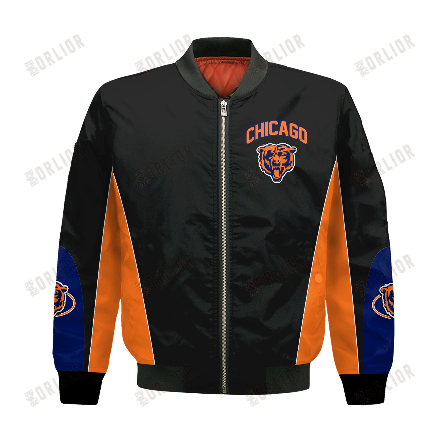 Chicago Bears Football Team 2024 - 25 In Sync With The Home Team Bomber Jacket