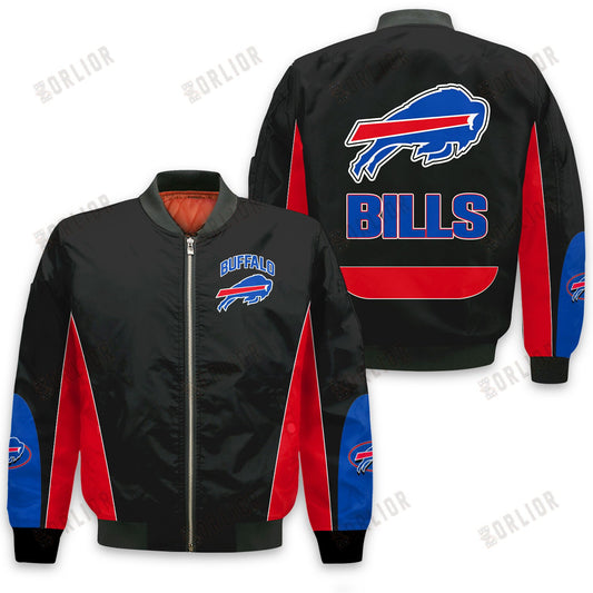 Buffalo Bills Football Team 2024 - 25 In Sync With The Home Team Bomber Jacket