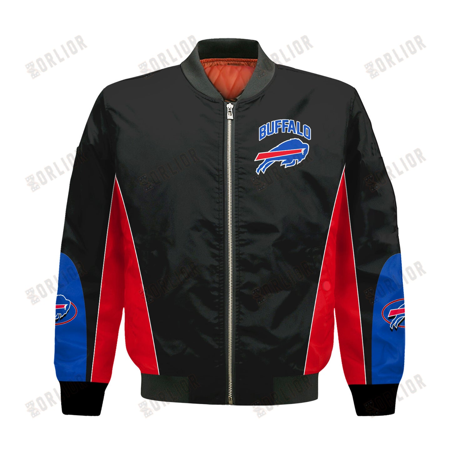 Buffalo Bills Football Team 2024 - 25 In Sync With The Home Team Bomber Jacket
