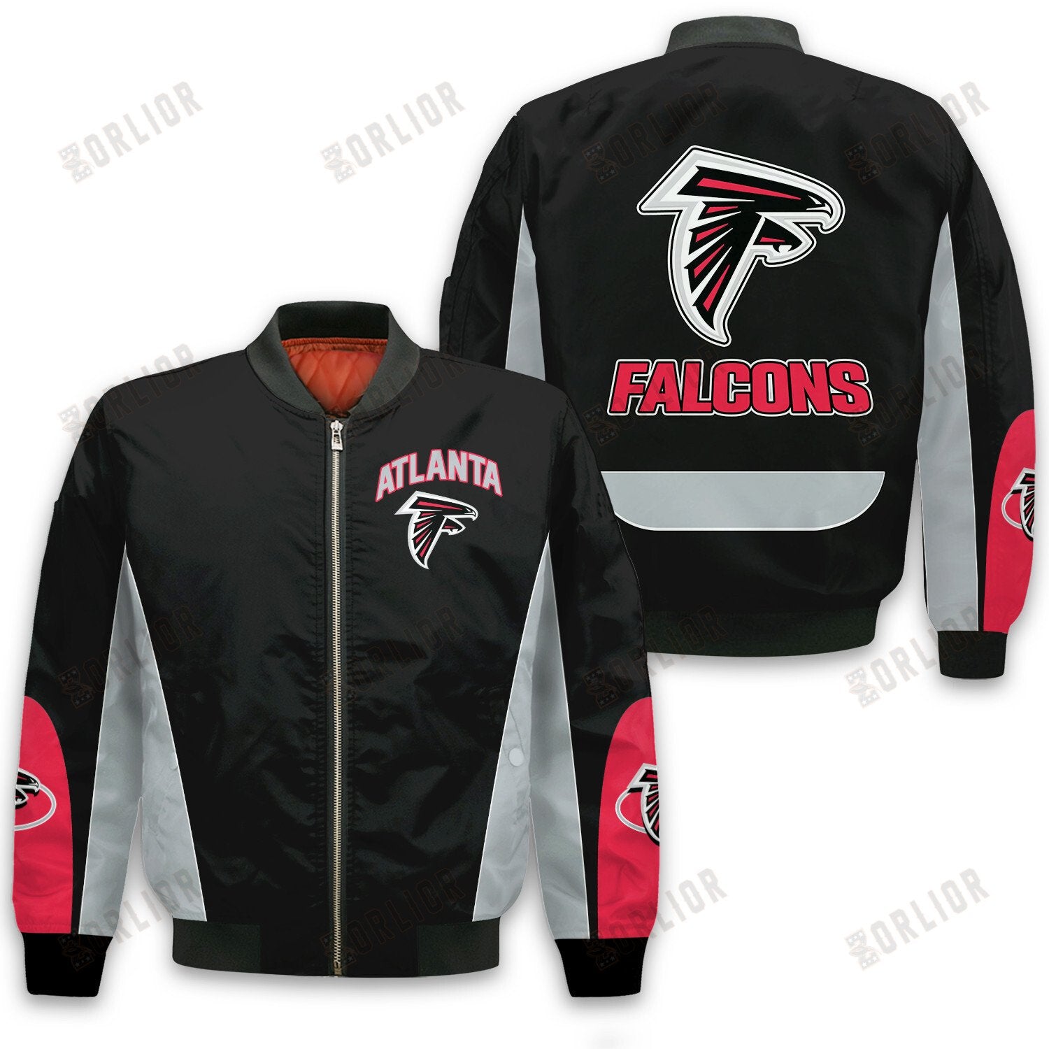 Atlanta Falcons Football Team 2024 - 25 In Sync With The Home Team Bomber Jacket