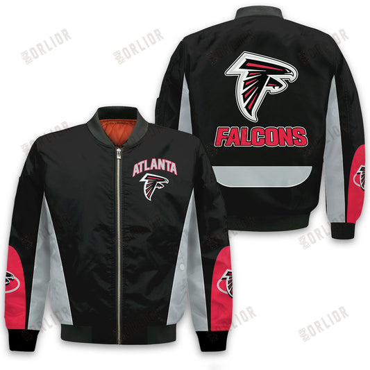 Atlanta Falcons Football Team 2024 - 25 In Sync With The Home Team Bomber Jacket