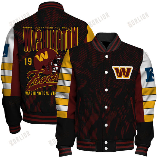 Washington Commanders Football Team 2024 - 25 Wear Your Passion Unisex Varsity Jacket