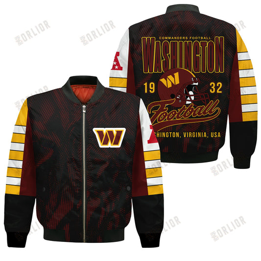 Washington Commanders Football Team 2024 - 25 Wear Your Passion Bomber Jacket