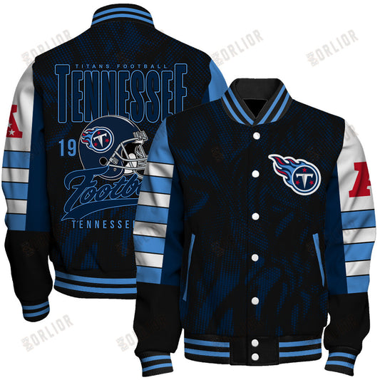 Tennessee Titans Football Team 2024 - 25 Wear Your Passion Unisex Varsity Jacket