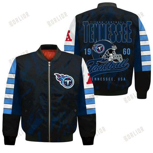 Tennessee Titans Football Team 2024 - 25 Wear Your Passion Bomber Jacket