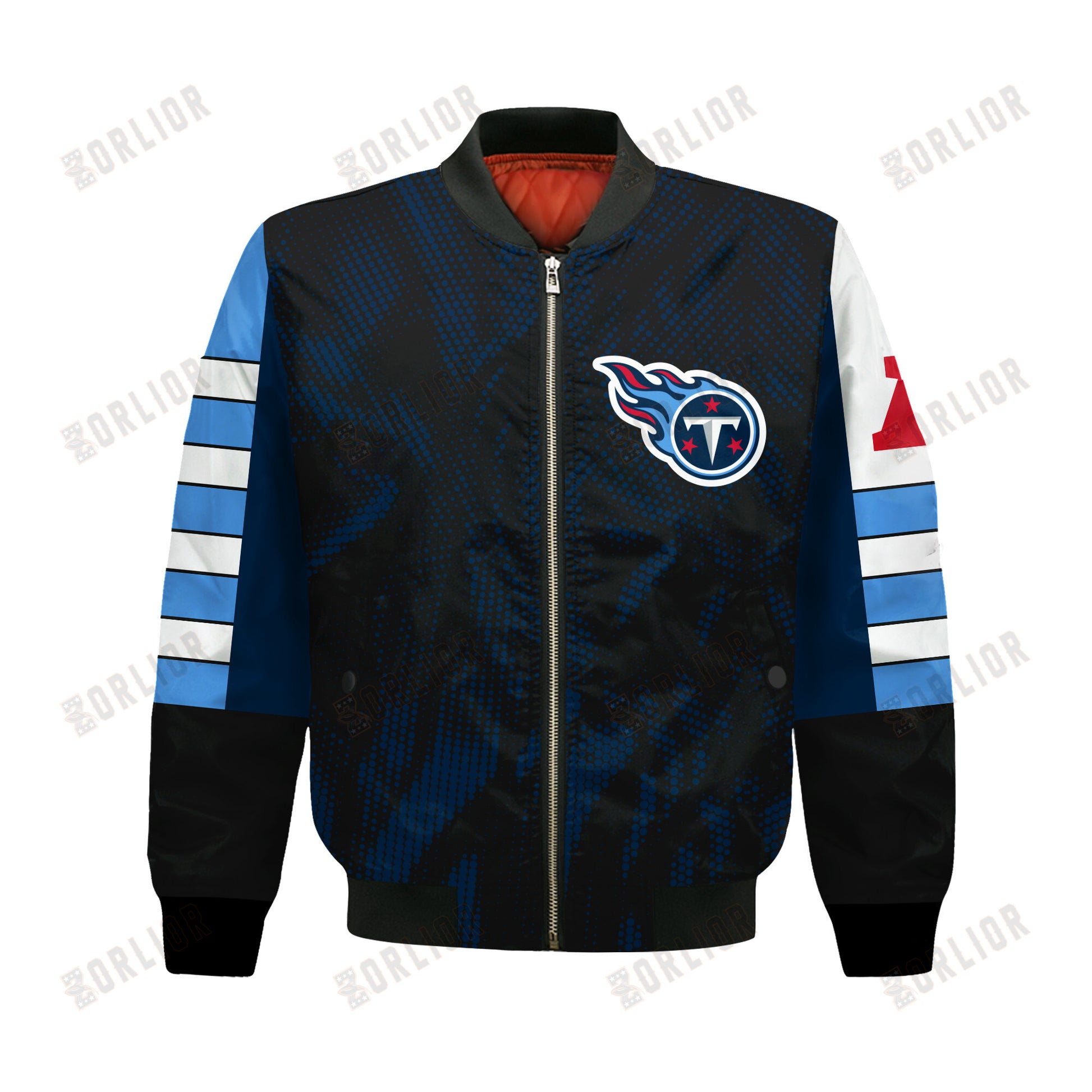 Tennessee Titans Football Team 2024 - 25 Wear Your Passion Bomber Jacket