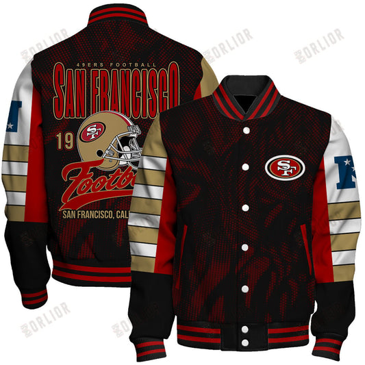 San Francisco 49ers Football Team 2024 - 25 Wear Your Passion Unisex Varsity Jacket