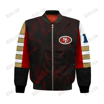 San Francisco 49ers Football Team 2024 - 25 Wear Your Passion Bomber Jacket