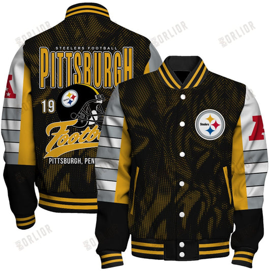 Pittsburgh Steelers Football Team 2024 - 25 Wear Your Passion Unisex Varsity Jacket