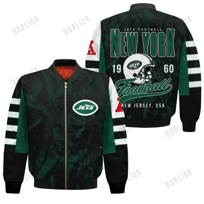 New York Jets Football Team 2024 - 25 Wear Your Passion Bomber Jacket