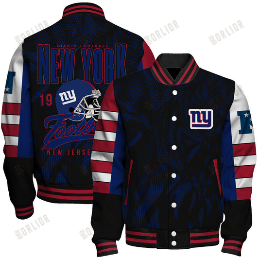 New York Giants Football Team 2024 - 25 Wear Your Passion Unisex Varsity Jacket
