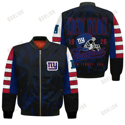 New York Giants Football Team 2024 - 25 Wear Your Passion Bomber Jacket