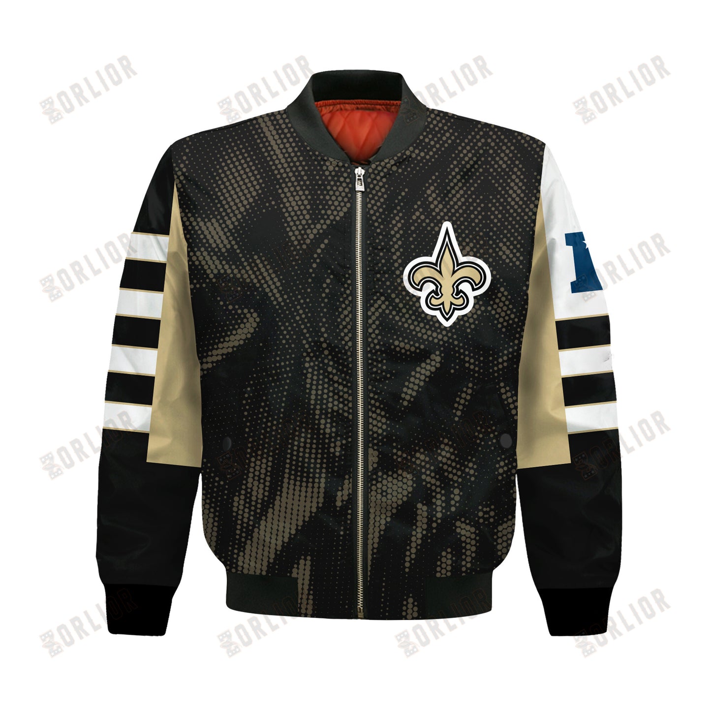 New Orleans Saints Football Team 2024 - 25 Wear Your Passion Bomber Jacket