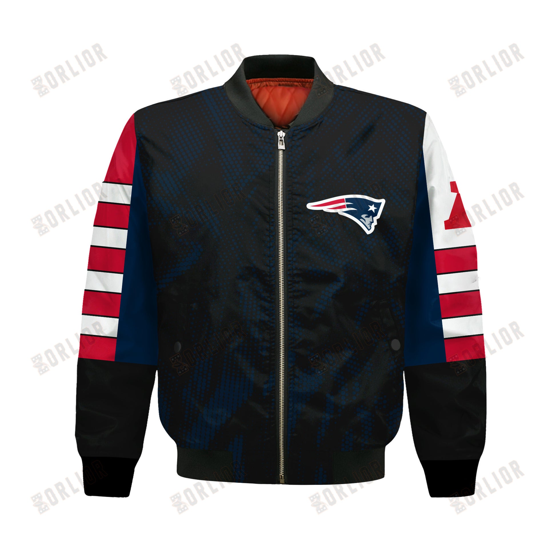 New England Patriots Football Team 2024 - 25 Wear Your Passion Bomber Jacket
