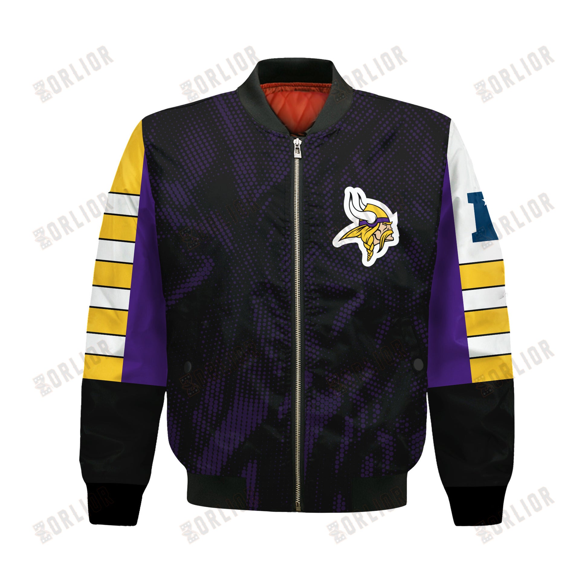 Minnesota Vikings Football Team 2024 - 25 Wear Your Passion Bomber Jacket
