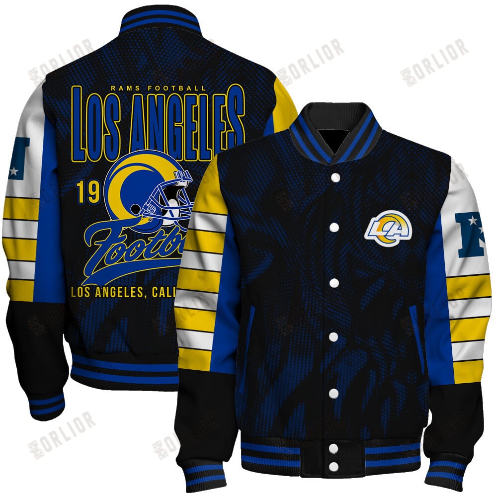 Los Angeles Rams Football Team 2024 - 25 Wear Your Passion Unisex Varsity Jacket