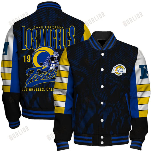Los Angeles Rams Football Team 2024 - 25 Wear Your Passion Unisex Varsity Jacket