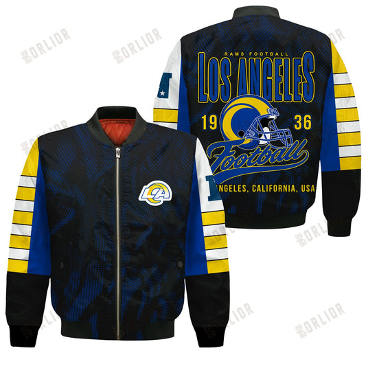 Los Angeles Rams Football Team 2024 - 25 Wear Your Passion Bomber Jacket