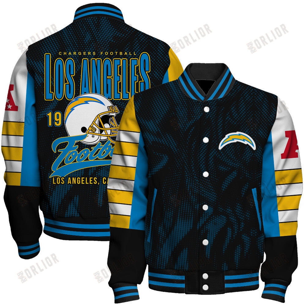 Los Angeles Chargers Football Team 2024 - 25 Wear Your Passion Unisex Varsity Jacket
